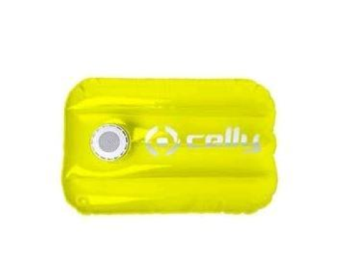 CELLY POOL PILLOW DIFFUSORE WIRELESS IMPERMEABILE CON CUSCINO GONFIABILE 3W GIALLO